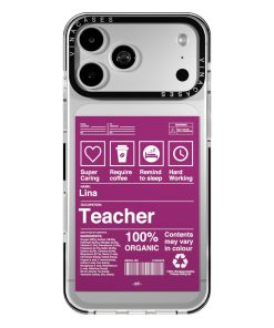 قاب ضد ضربه آیفون وینا با اسم دلخواه مدل Jobs