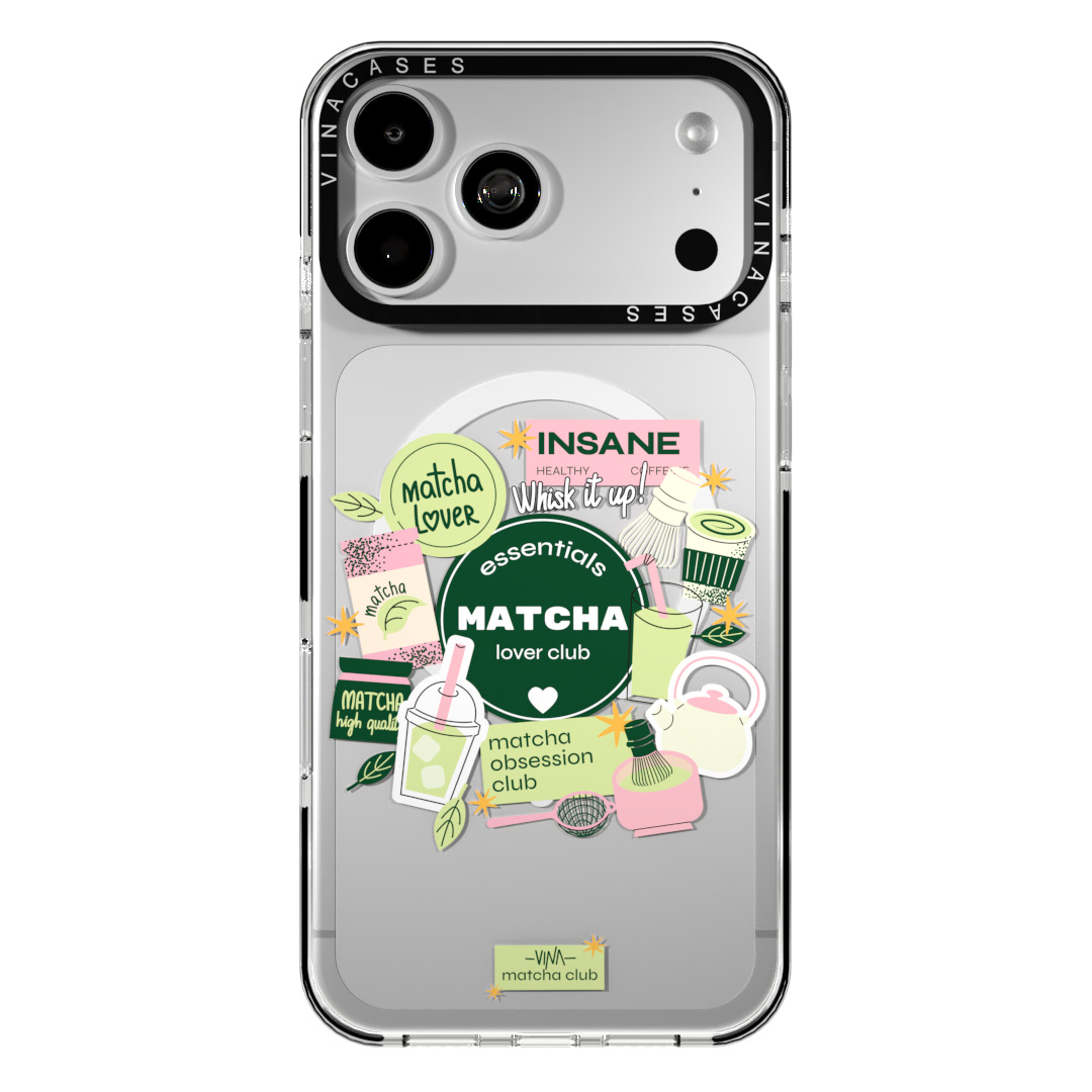 قاب مگسیف ضد ضربه آیفون وینا مدل Matcha Club - Image 4