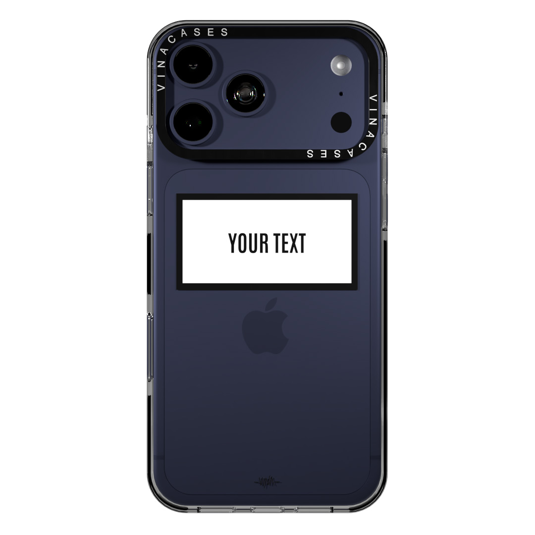 قاب ضد ضربه آیفون وینا با اسم دلخواه مدل Text box - Image 2