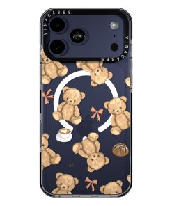 قاب مگسیف ضد ضربه آیفون وینا مدل Teddy Bears