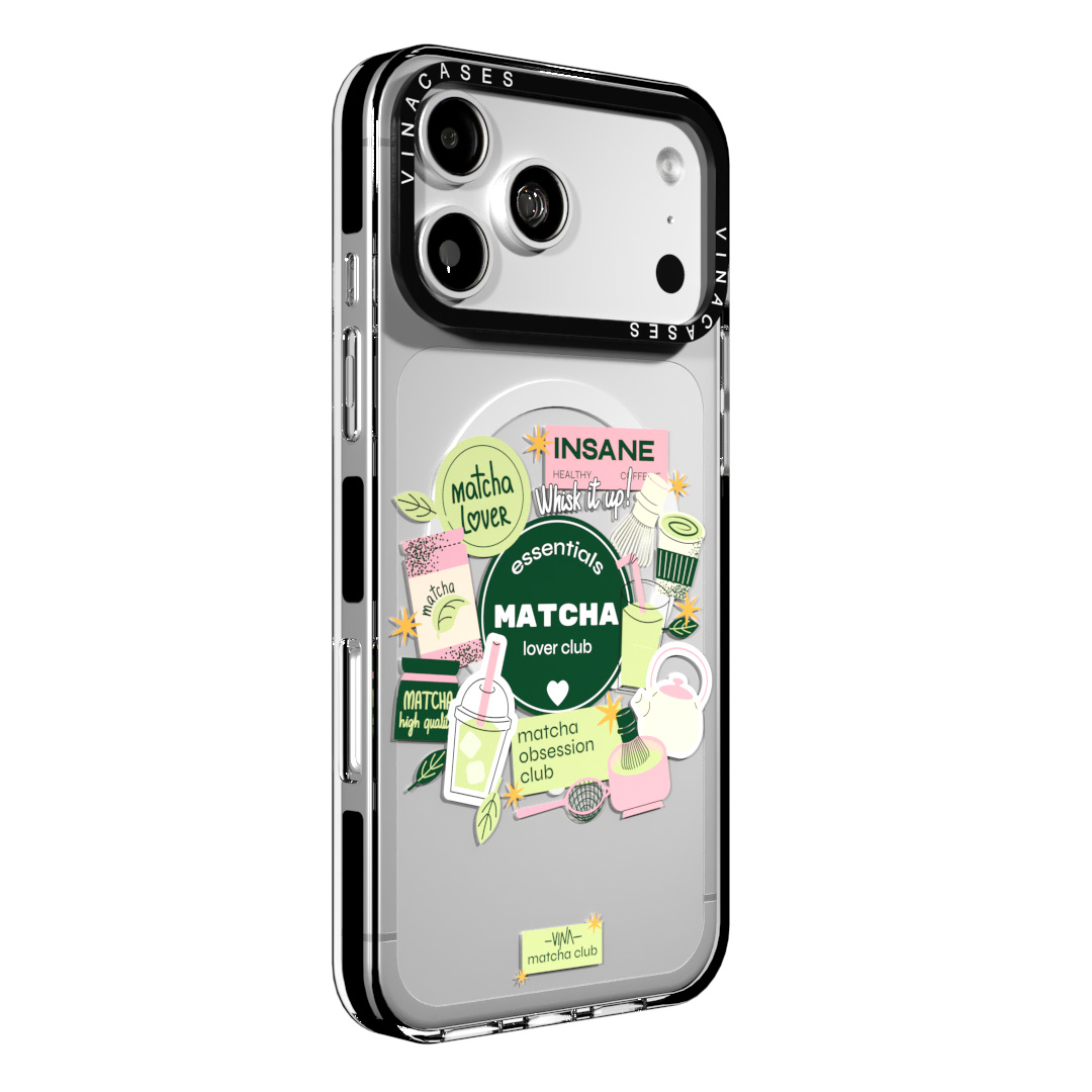 قاب مگسیف ضد ضربه آیفون وینا مدل Matcha Club - Image 2