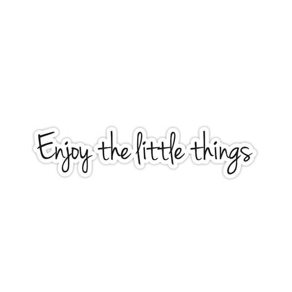 استیکر وینا مدل Enjoy The Little Things