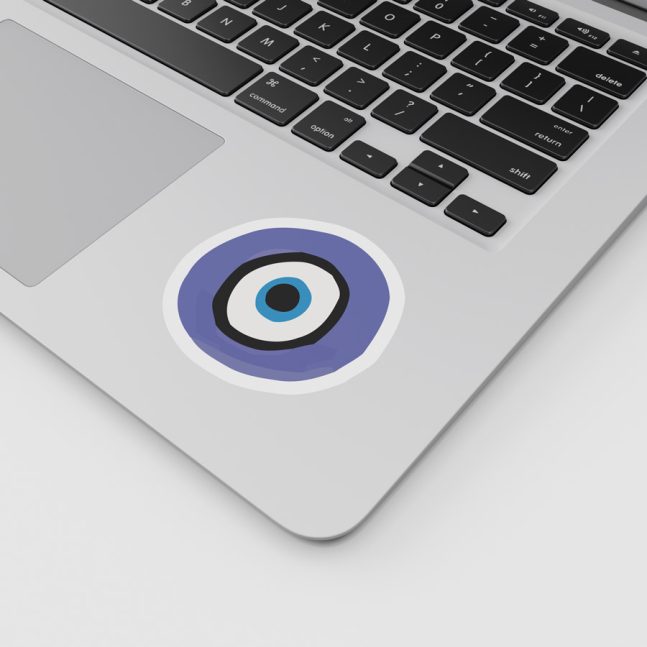 Alternative view of استیکر وینا مدل Evil Eye