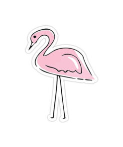 استیکر وینا مدل Flamingo 03