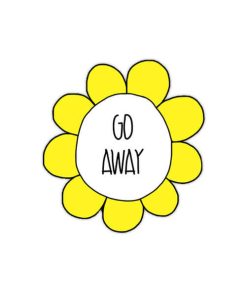 استیکر وینا مدل Go Away 01