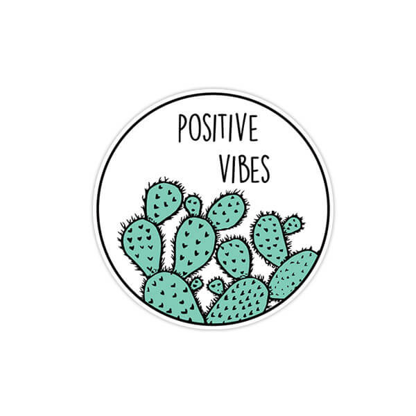 استیکر وینا مدل Positive Vibes