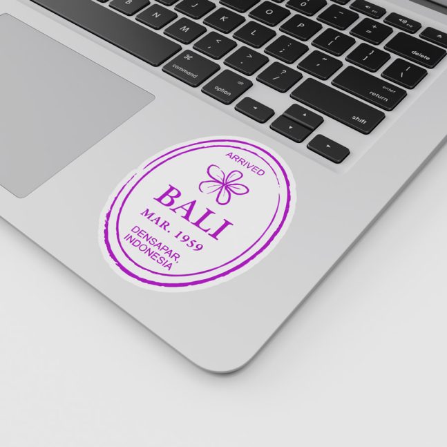 Alternative view of استیکر وینا مدل Bali Stamp