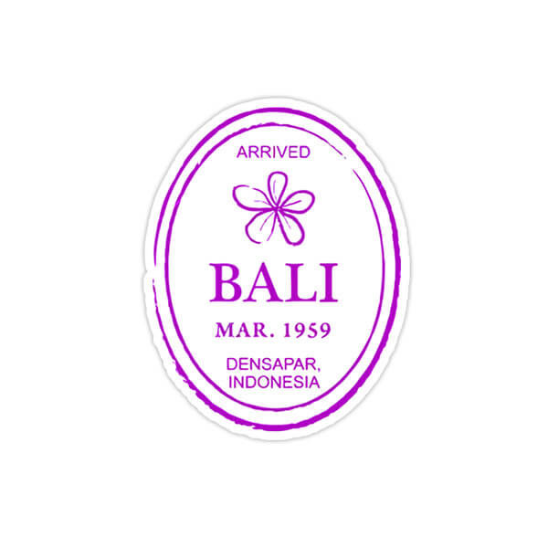استیکر وینا مدل Bali Stamp