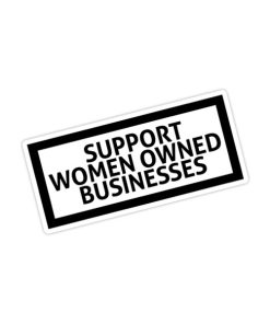 استیکر وینا مدل Support Women Owned Businesses