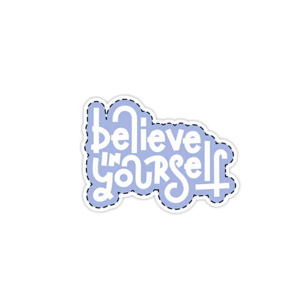 استیکر وینا مدل 01 Believe In Yourself