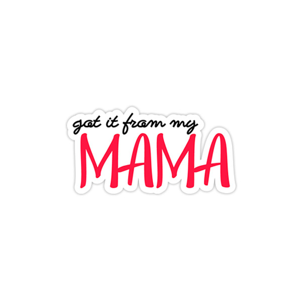 استیکر وینا مدل Got It From My Mama