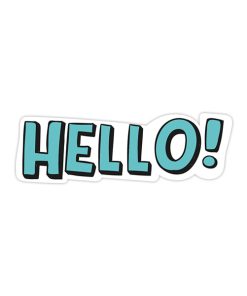 استیکر وینا مدل Hello