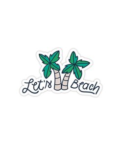 استیکر وینا مدل Lets Beach