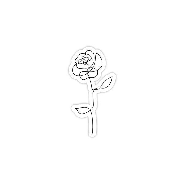 استیکر وینا مدل Linear Rose