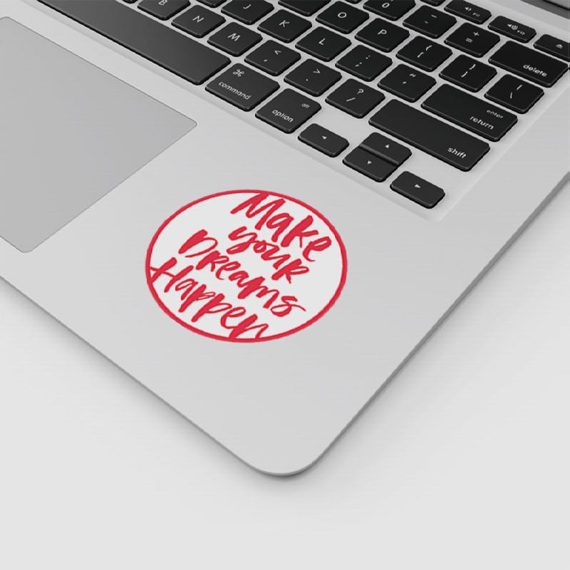 استیکر وینا مدل Make Your Dreams Happen Red - Image 2
