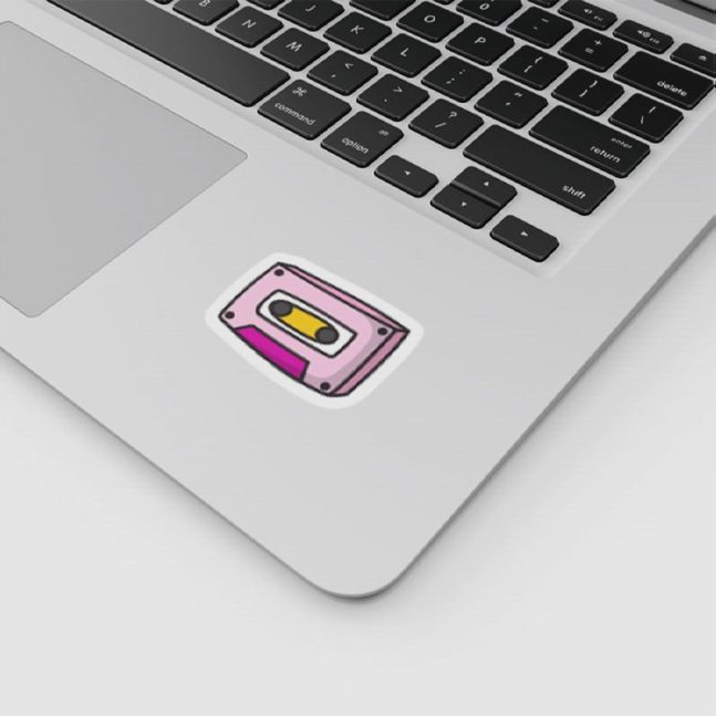 Alternative view of استیکر وینا مدل Pink Casette