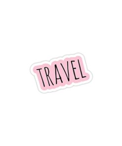 استیکر وینا مدل Pink Travel
