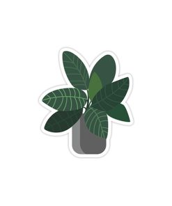 استیکر وینا مدل Plant Pot 4