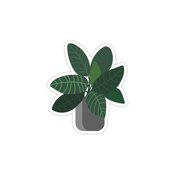 استیکر وینا مدل Plant Pot 4
