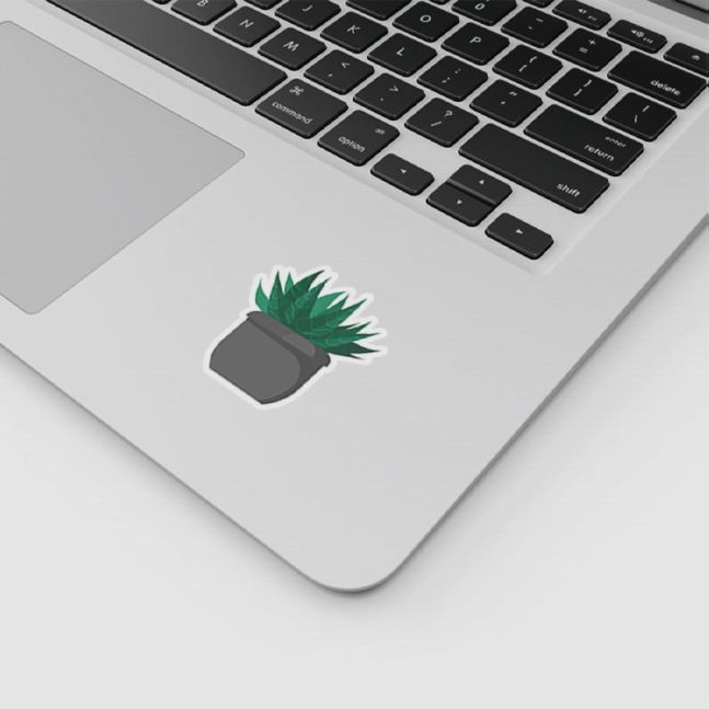 Alternative view of استیکر وینا مدل Plant Pot 5