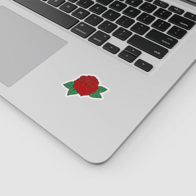 Alternative view of استیکر وینا مدل Rose