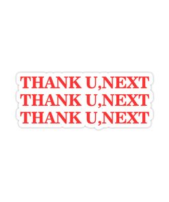 استیکر وینا مدل Thank You Next Red