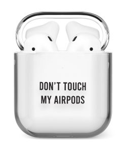 قاب شفاف ایرپاد وینا مدل Don't Touch My Airpods