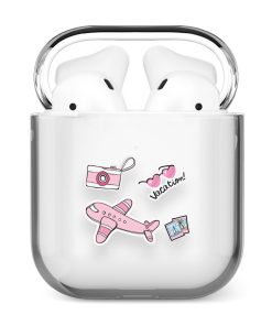 قاب شفاف ایرپاد وینا مدل Pink Vacation