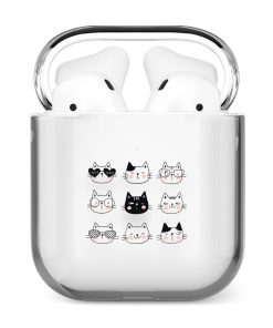 قاب شفاف ایرپاد وینا مدل Cute Cats
