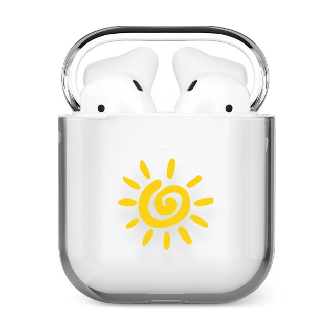 قاب شفاف ایرپاد وینا مدل Yellow Sun