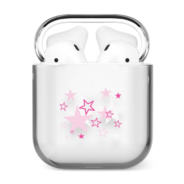 قاب شفاف ایرپاد وینا مدل Pink Stars