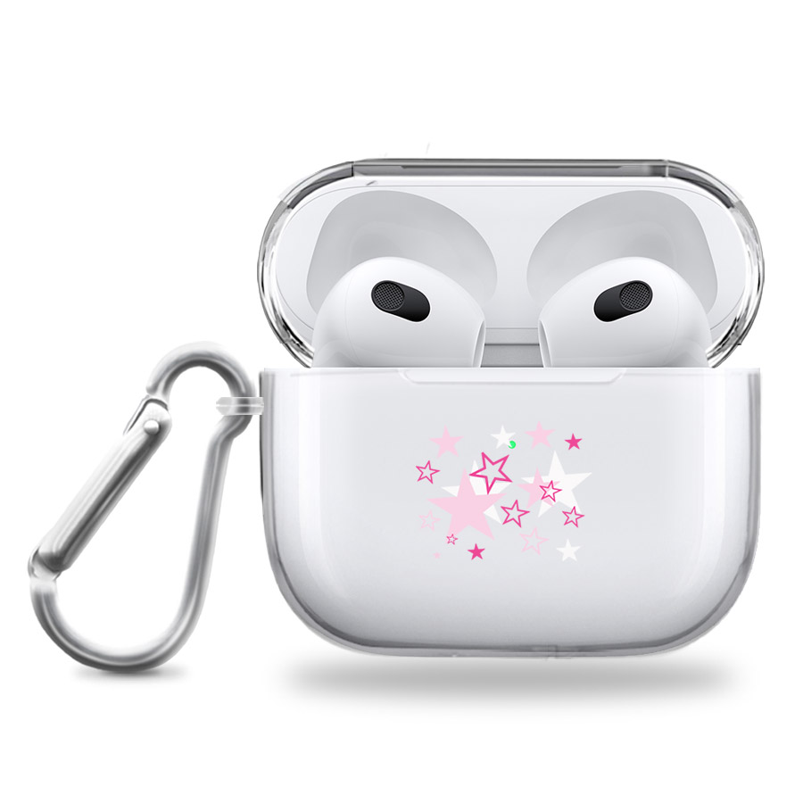 قاب شفاف ایرپاد وینا مدل Pink Stars - Image 7