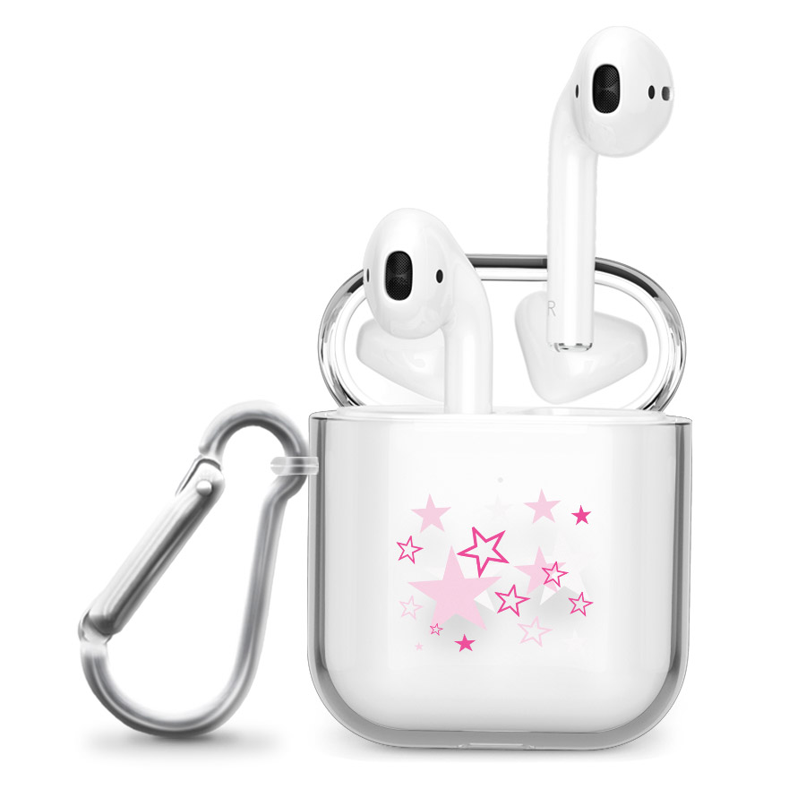 قاب شفاف ایرپاد وینا مدل Pink Stars - Image 2