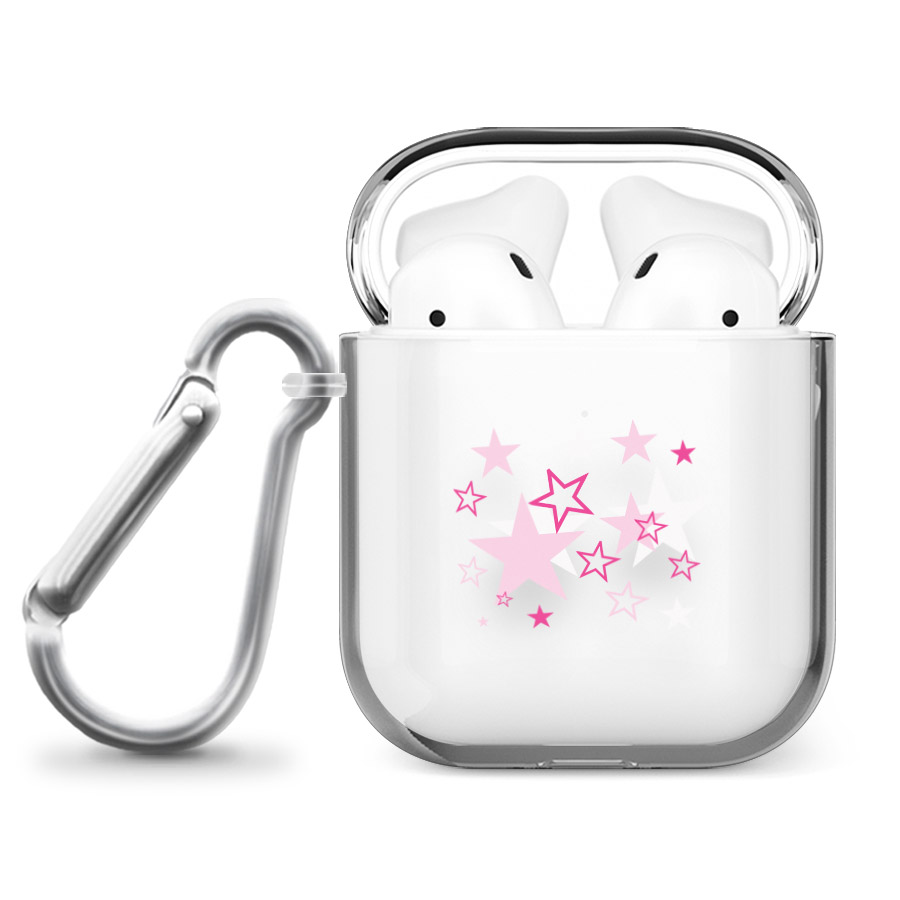 قاب شفاف ایرپاد وینا مدل Pink Stars - Image 3