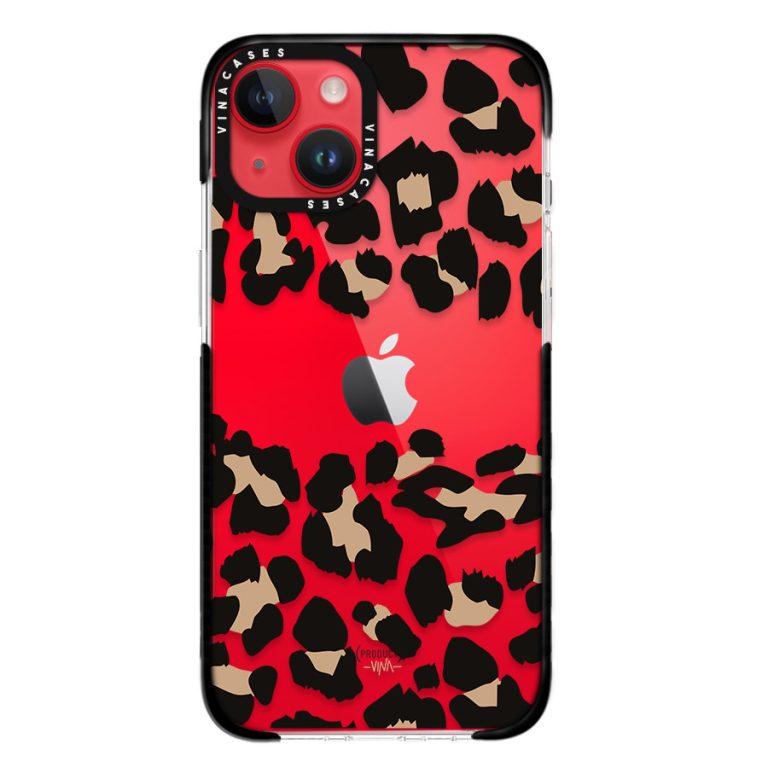 Alternative view of قاب ضد ضربه آیفون وینا با اسم دلخواه مدل Leopard
