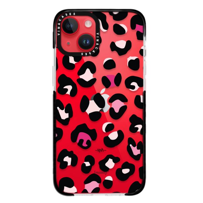 Alternative view of قاب ضد ضربه آیفون وینا مدل Pink Cheetah