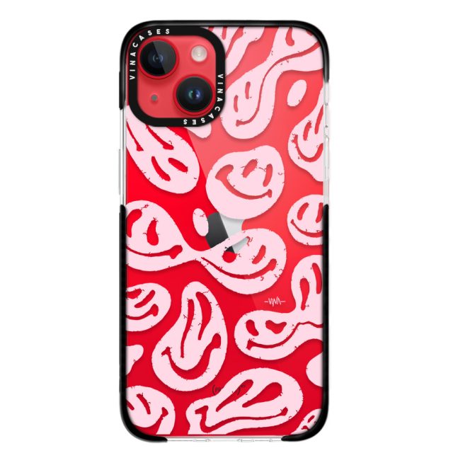 Alternative view of قاب ضد ضربه آیفون وینا مدل Pink Melting Smiley