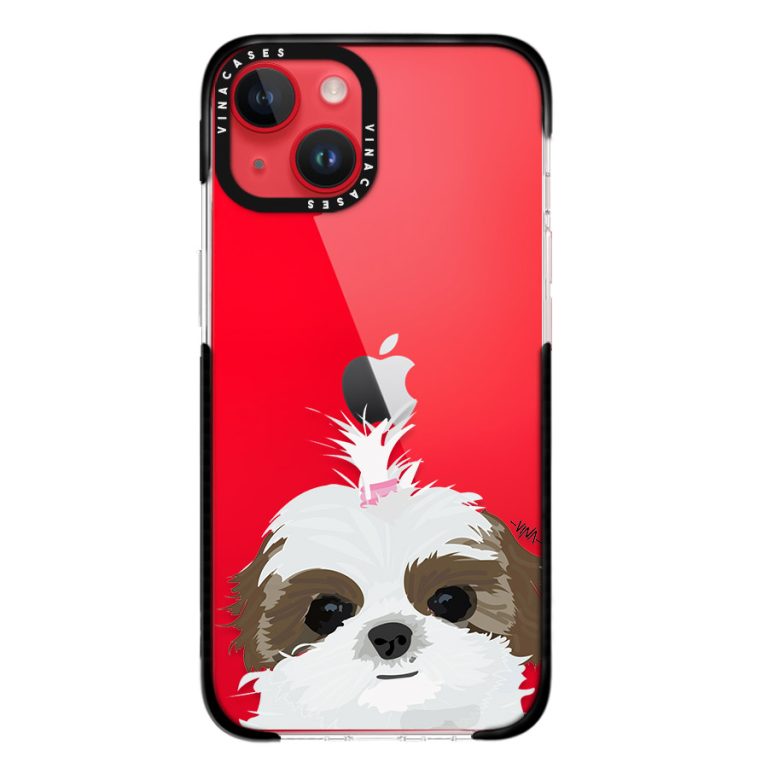 Alternative view of قاب ضد ضربه آیفون وینا با اسم دلخواه مدل Shih Tzu
