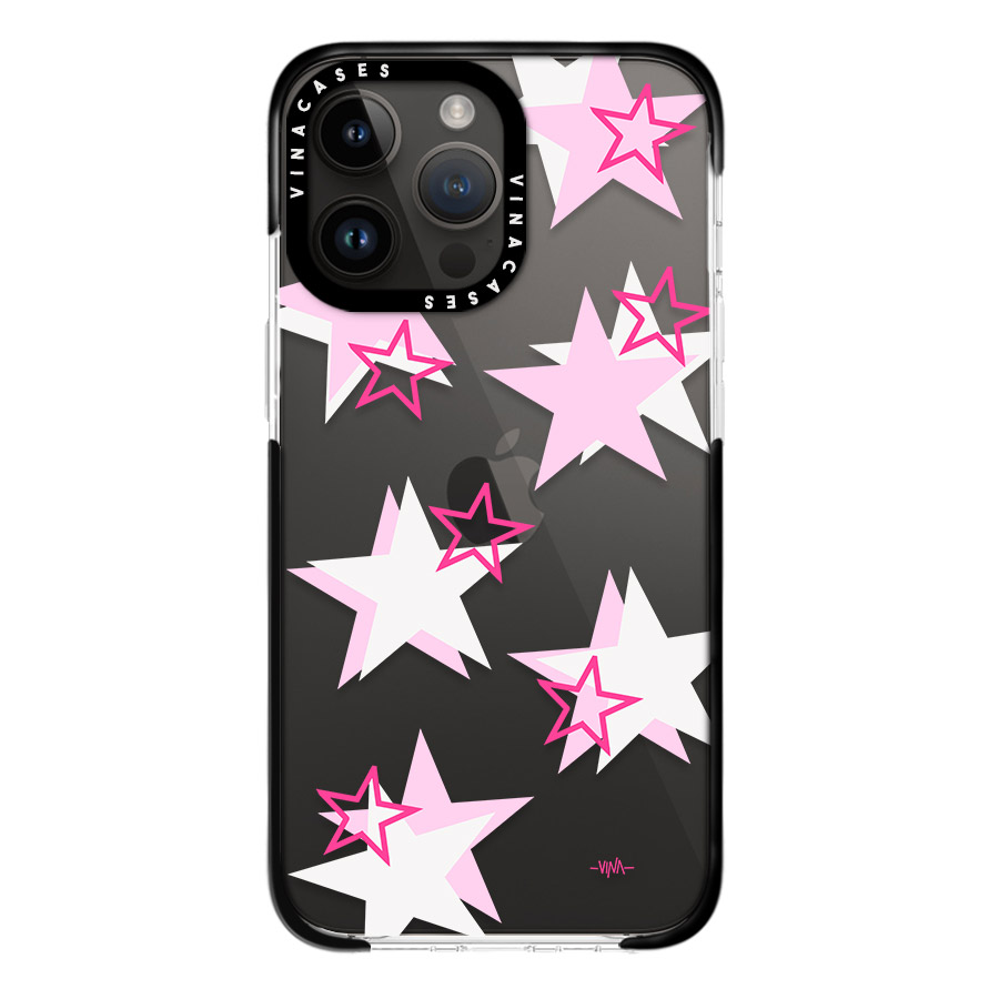 قاب ضد ضربه آیفون وینا مدل Pink Star - Image 3