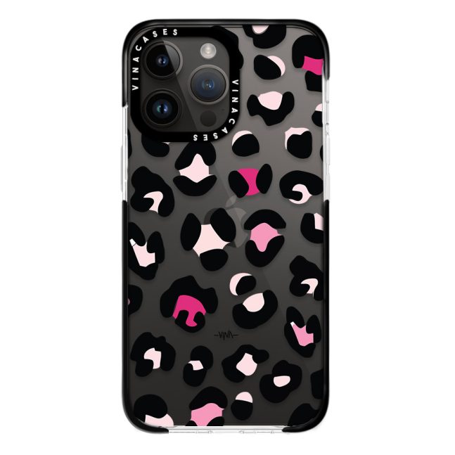 Alternative view of قاب ضد ضربه آیفون وینا مدل Pink Cheetah