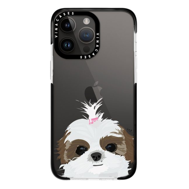 قاب ضد ضربه آیفون وینا با اسم دلخواه مدل Shih Tzu