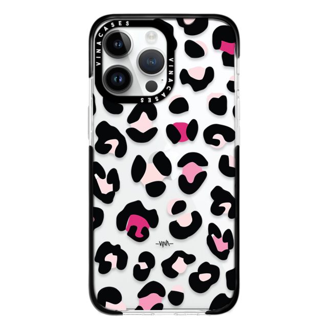 قاب ضد ضربه آیفون وینا مدل Pink Cheetah