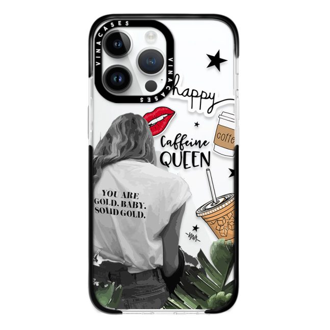 قاب ضد ضربه آیفون وینا مدل Caffeine Queen