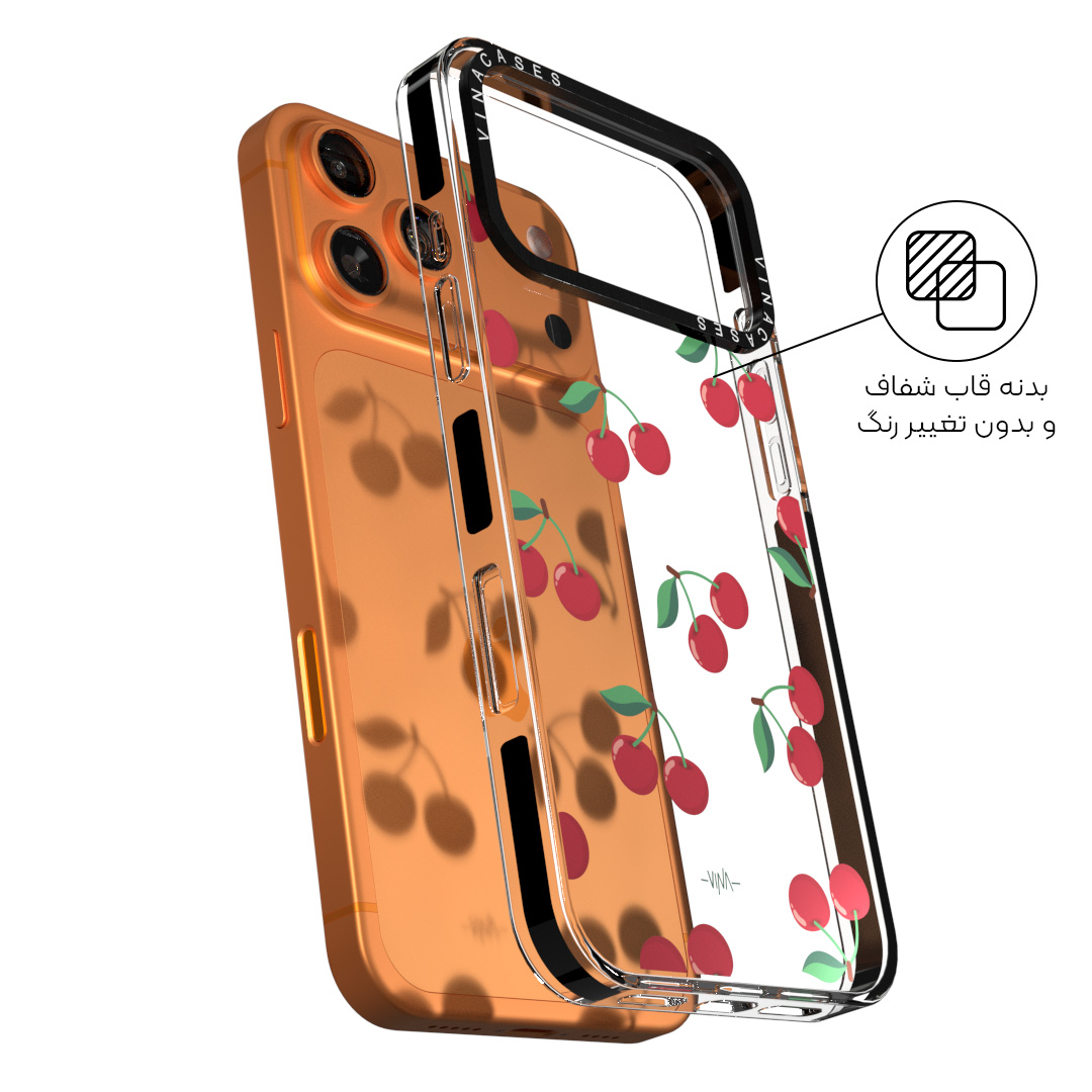 قاب ضد ضربه آیفون وینا مدل Sweet Cherry - Image 8