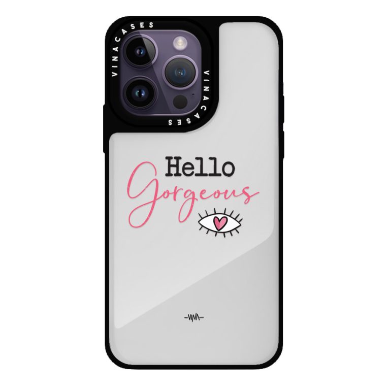 Alternative view of قاب آینه ای ضد ضربه آیفون وینا مدل Hello Gorgeous