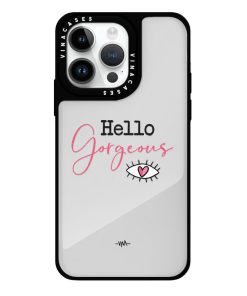 قاب آینه ای ضد ضربه آیفون وینا مدل Hello Gorgeous