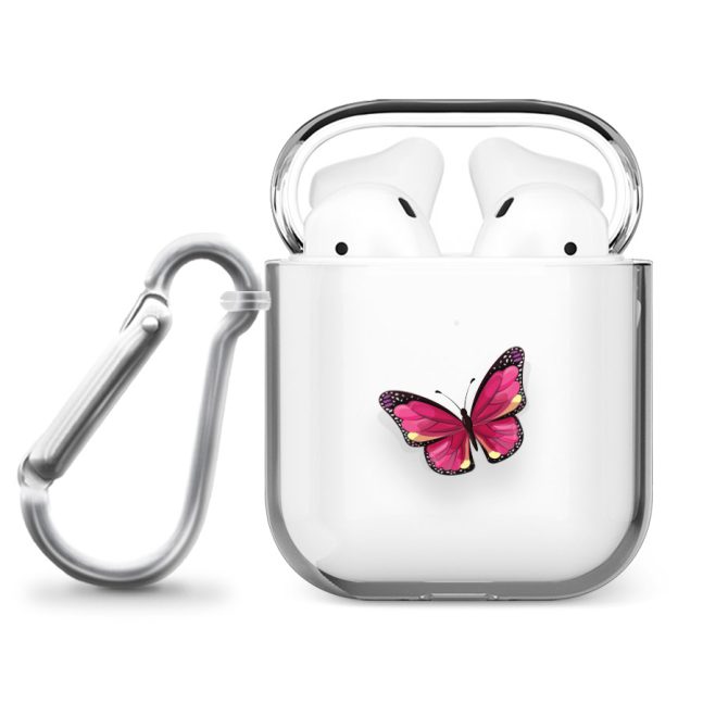 Alternative view of قاب شفاف ایرپاد وینا مدل Pink Butterfly