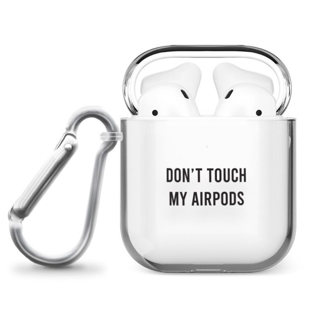 Alternative view of قاب شفاف ایرپاد وینا مدل Don't Touch My Airpods