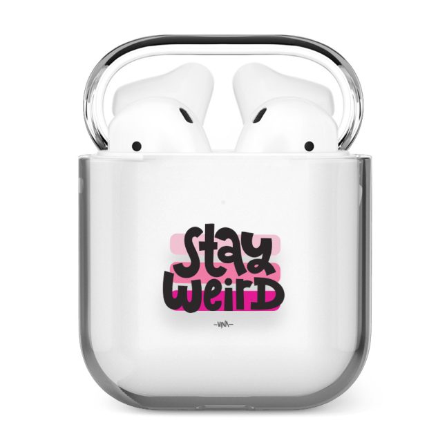 قاب شفاف ایرپاد وینا مدل Stay weird
