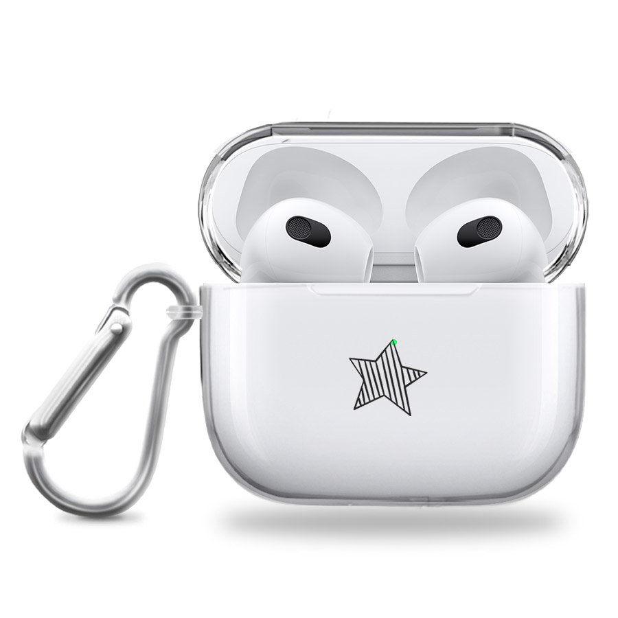 قاب شفاف ایرپاد وینا مدل Striped star - Image 5